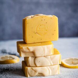 NATŪRALUS RANKŲ DARBO MUILAS | CITRUSINIS SU AGUONOMIS