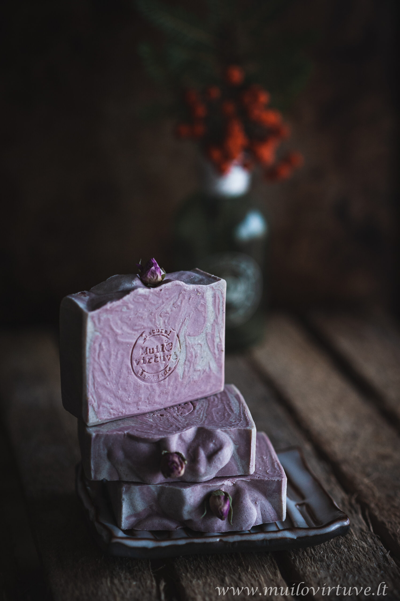 NATŪRALUS RANKŲ DARBO MUILAS | ROŽIŲ - Image 2