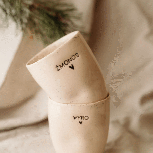 "Šilko keramika" puodelis "Jūsų mylimiausi" ŽMONOS