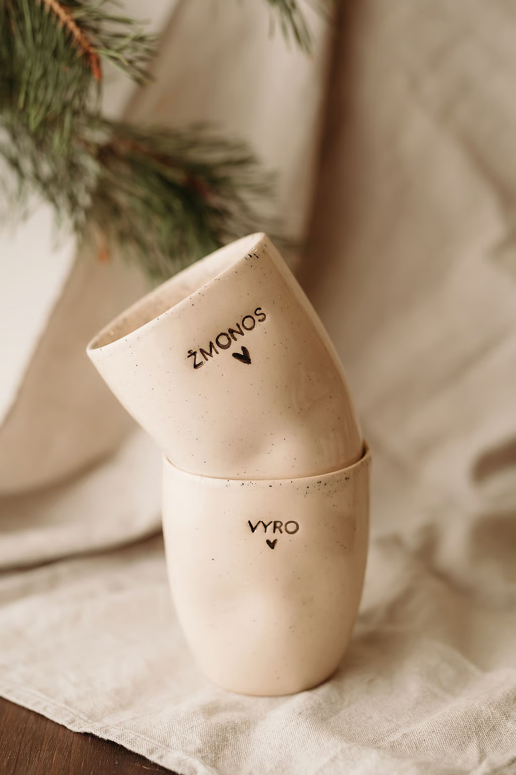 "Šilko keramika" puodelis "Jūsų mylimiausi" ŽMONOS