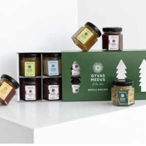 Kalėdinė medaus dovana - Premium klasės pakuotėje