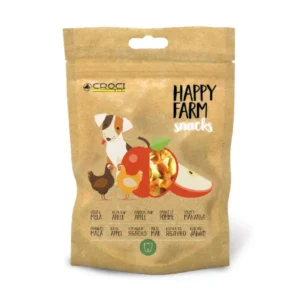 ŠUNŲ SKANĖSTAI "HAPPY FARM" | VIŠTIENOS IR OBUOLIŲ