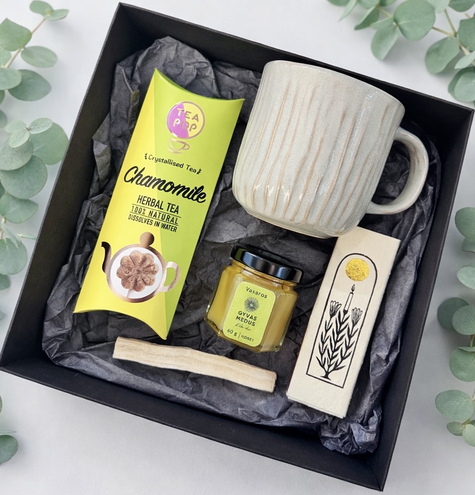 DOVANŲ RINKINYS "ŠILUMOS GURKŠNIS"