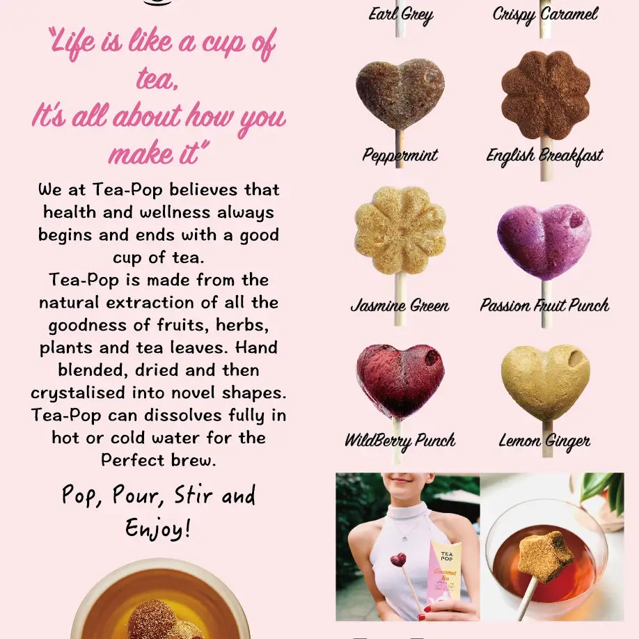 CITRINOS IR IMBIERO ARBATĖLĖ "TEA POP" - Image 2