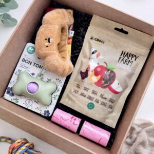 DOVANŲ RINKINYS ŠUNIUKAMS "HAPPY DOG"